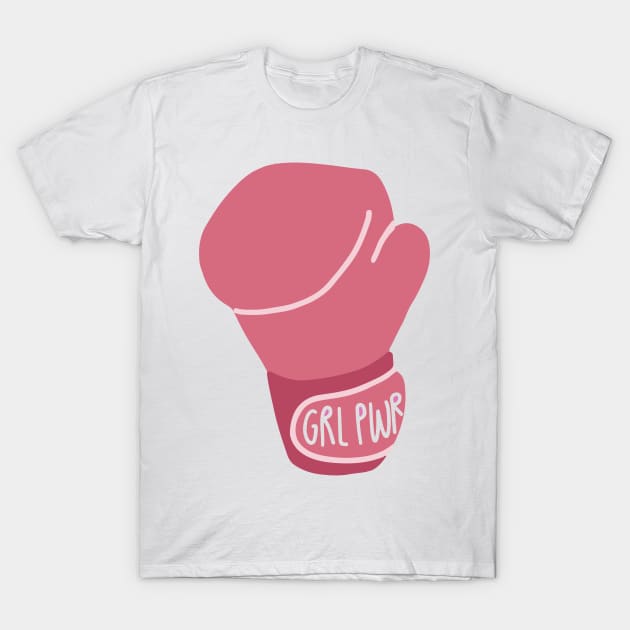girl power boxing T-Shirt by iambolders